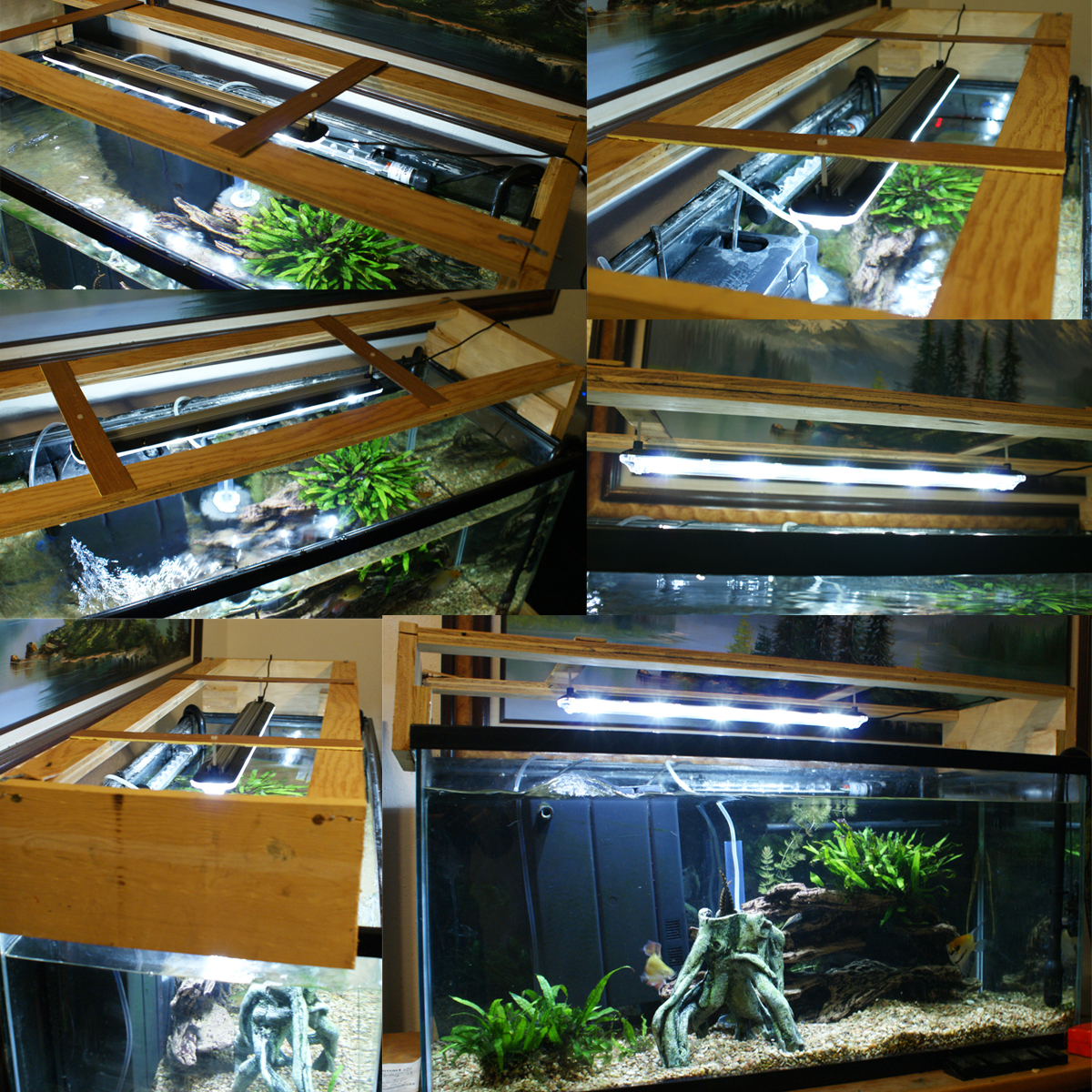 Aquarium LED Light Installation Options, Ventilation; Bio Cube & Red Sea  Retrofit